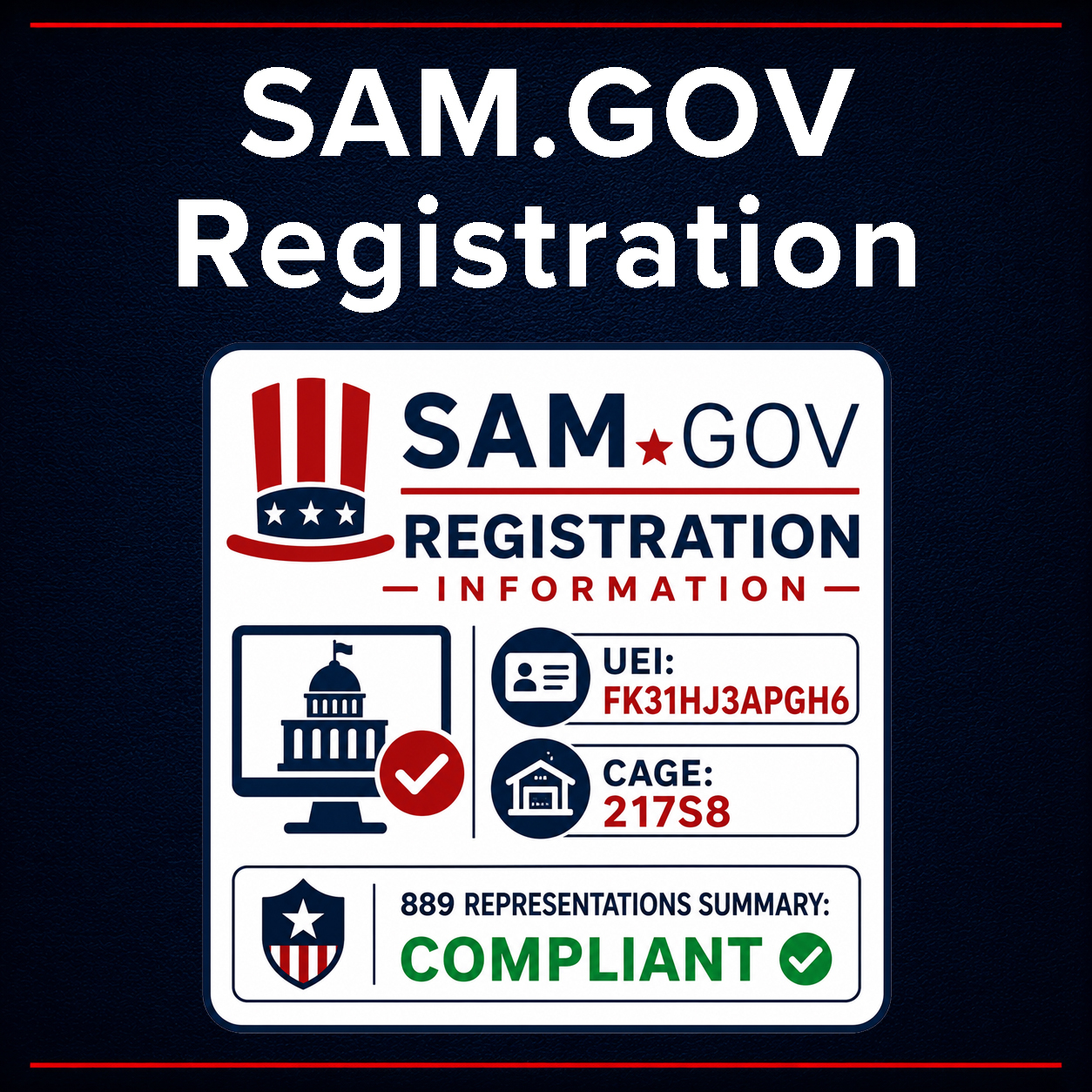 sam uei 889 